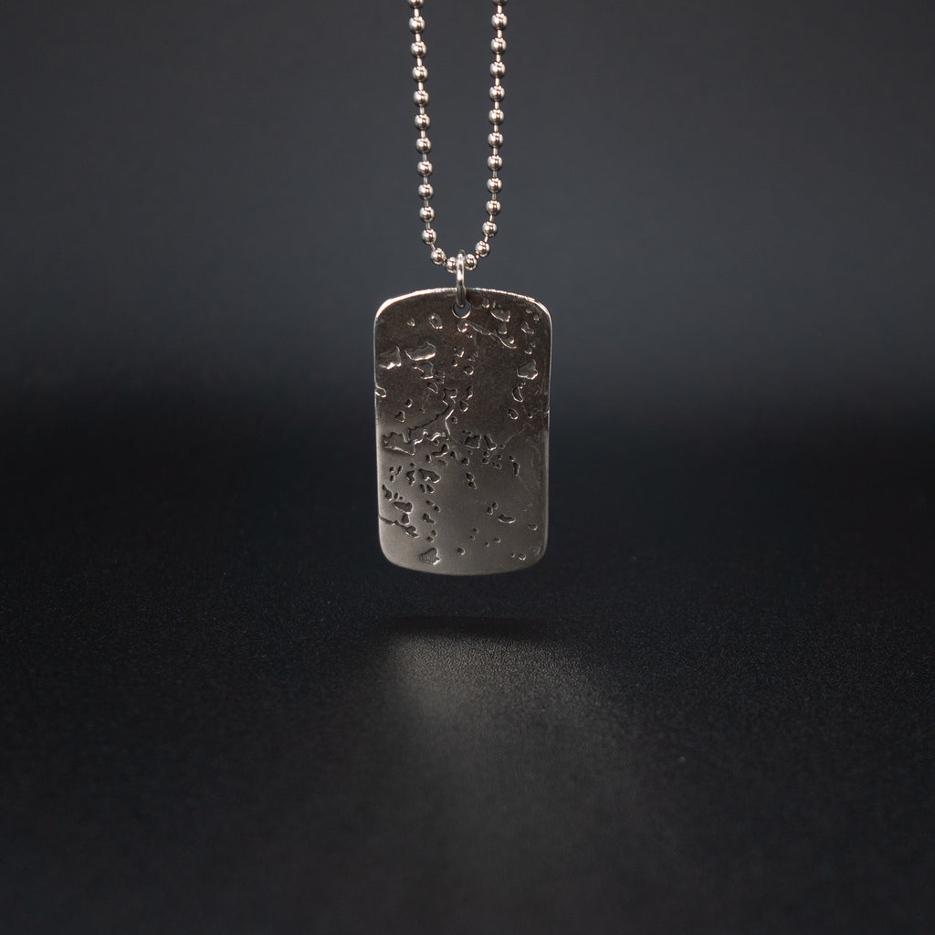 SILVER PENDANT WITH CHAIN - UNBROKEN SOLID
